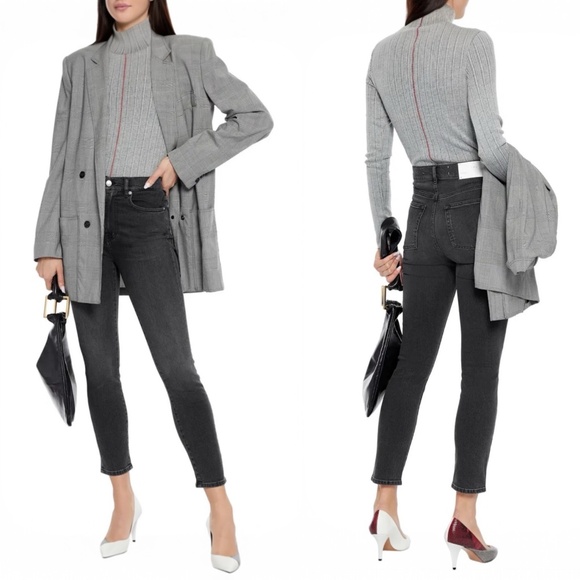 IRO • Hauss Cropped High-Rise Skinny Jeans - Picture 9 of 10